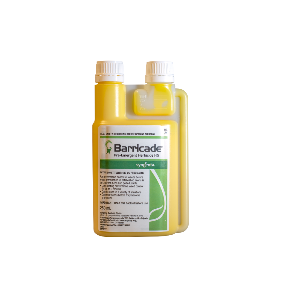 barricade herbicide mixing rate Barricade 250ml Herbicide
