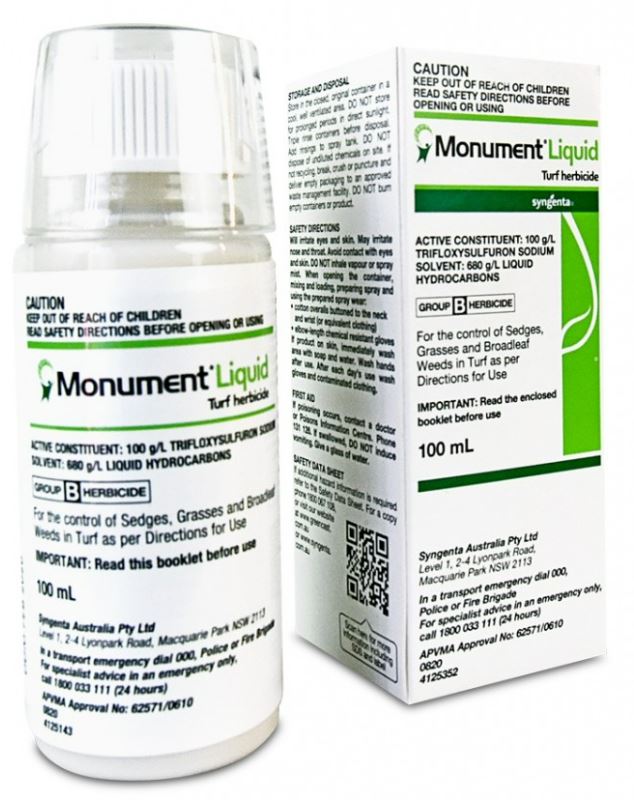 monument herbicide rates MONUMENT LIQUID HERBICIDE 100ml
